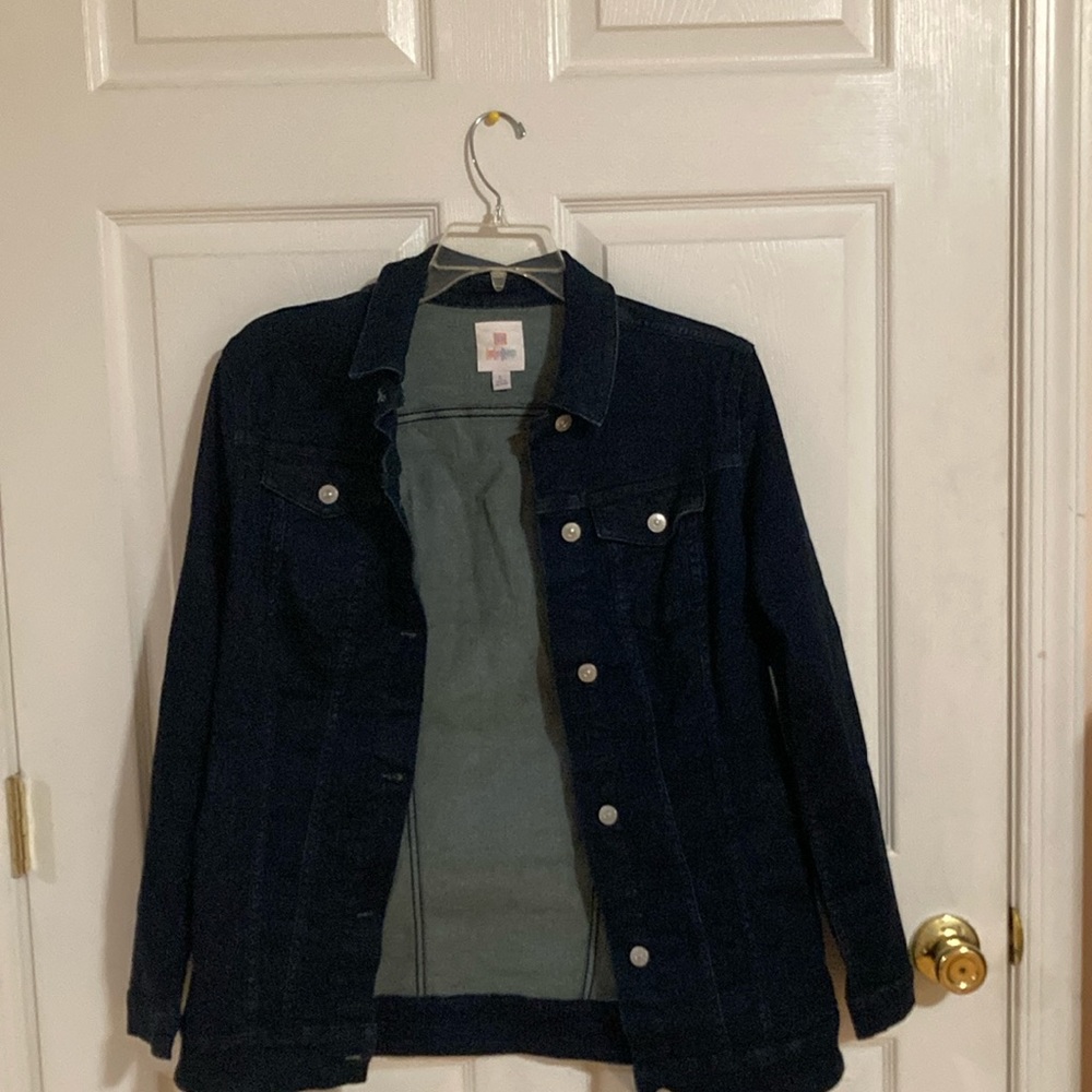 Deep Blue LulaRoe Jaxon Denim Jacket